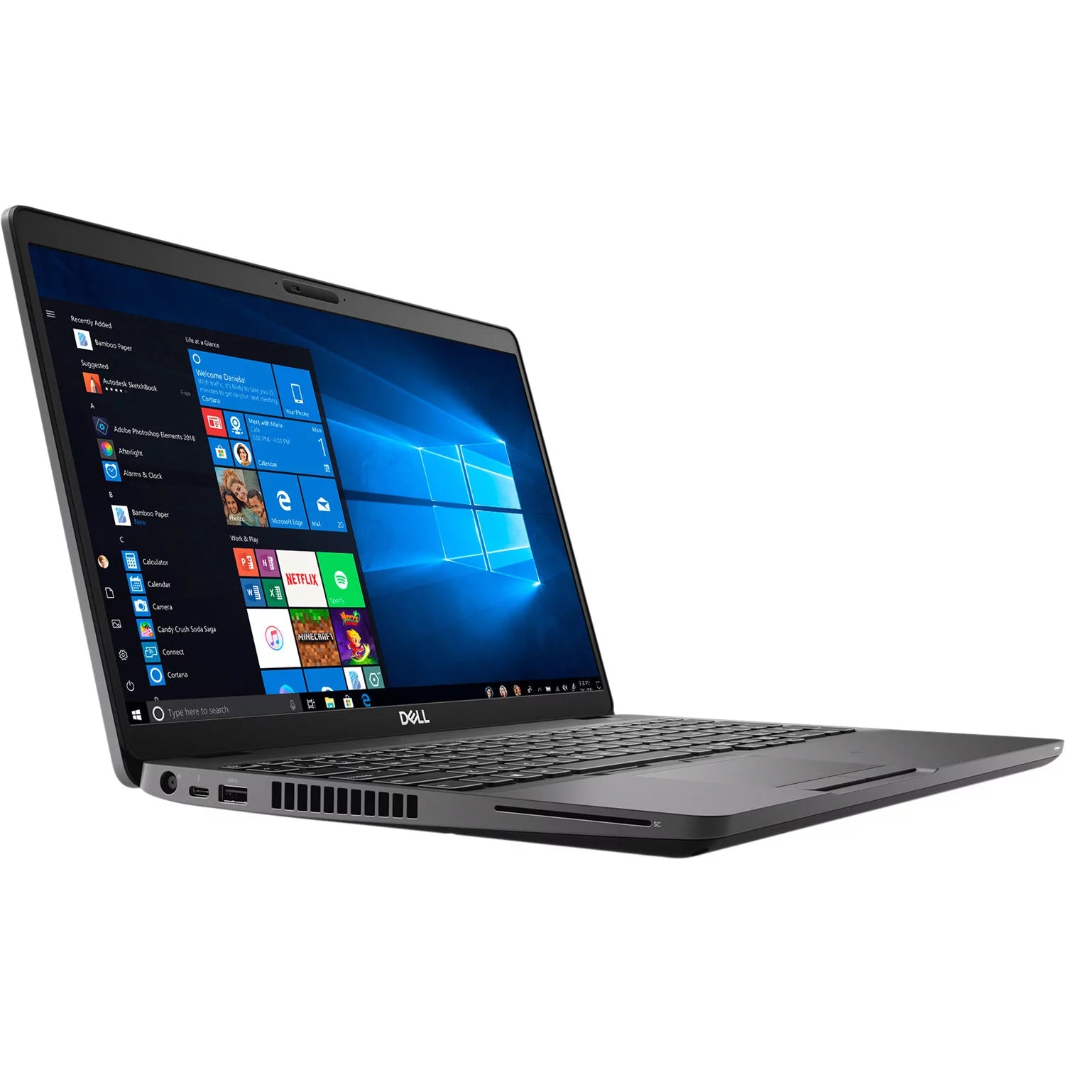 Dell Latitude 5500 15.6" Notebook - Core i5-8365U - 16GB RAM - 256GB SSD - UHD Graphics 620 - Windows 10 Pro - Black