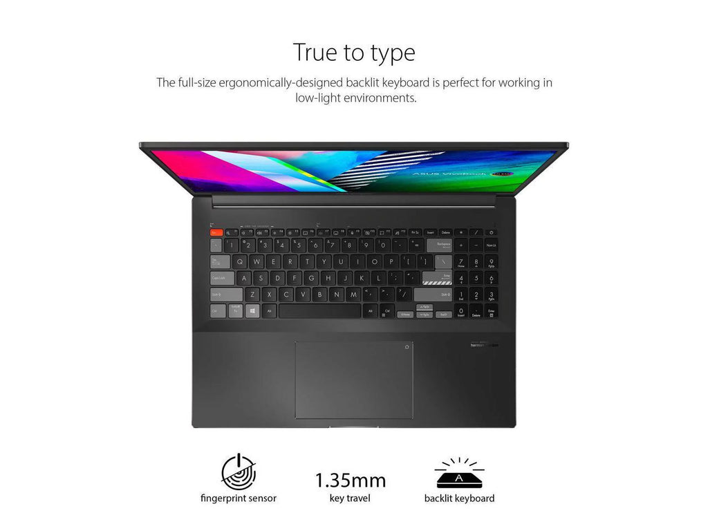 Asus Vivobook Pro 16X M7600 M7600RE-XB99 16" Notebook - 4K - 3840 x 2400 - AMD Ryzen 9 6900HX Octa-core (8 Core) - 32 GB Total RAM - 32 GB On-board Memory - 1 TB SSD - Black - AMD Chip - Windows