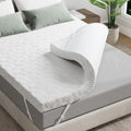 Memory Foam Mattress Topper - 3 Inch Gel Mattress Pad for Pressure Relief, Premium Soft Cooling Sleep Bed Topper, Non-Slip Design with Removable & Washable Cover, CertiPUR-US Certified, King