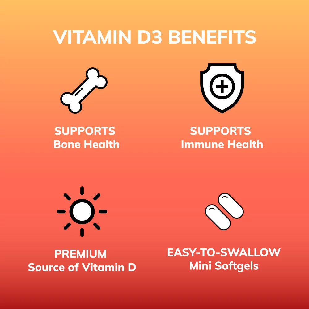 Zaytun Vitamins Halal Vitamin D3 5000 IU, 180 Softgels