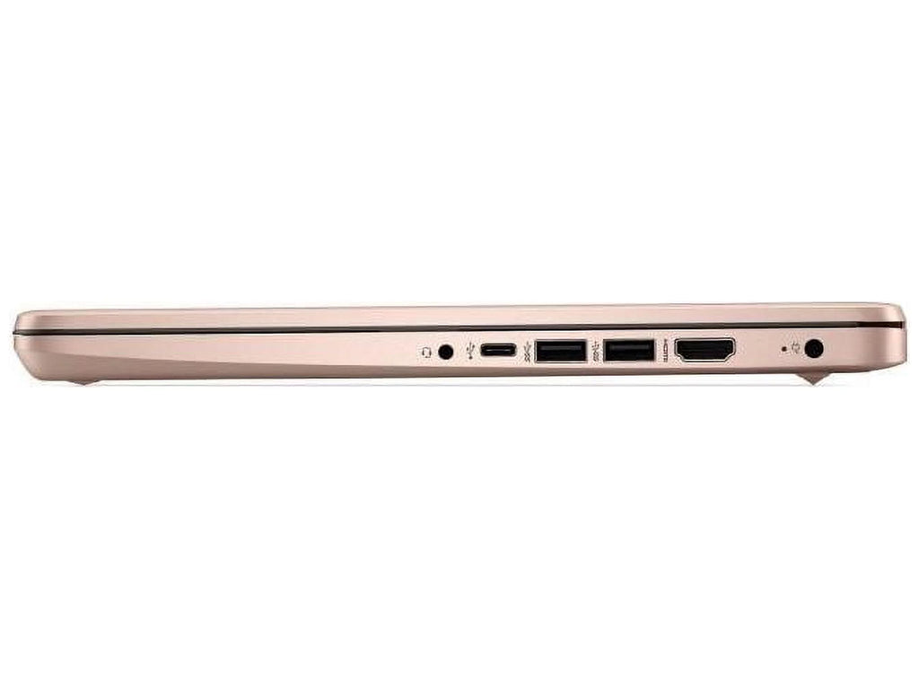 HP 14-dq0000 14" Notebook - HD - 1366 x 768 - Intel Celeron N4020 Dual-core (2 Core) 1.10 GHz - 4 GB RAM - 64 GB Flash Memory - Pale Rose Gold, Natural Silver 14-dq0030nr