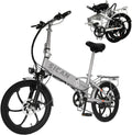 Folding Electric Bike, 850W Brushless Motor(Peak 1000W), 48V 12Ah Hidden Removeable Battery Up to 50 Miles, 3.0H Fast Charge, Weighs Only 40lbs,20" Tire Ebike, 7 Speed Gear, UL Certifiled