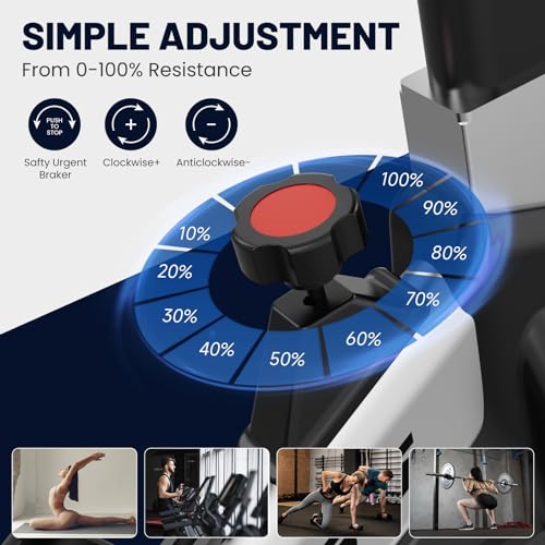 Exercise Bike, Stationary Bikes for Home Indoor Cycling Bike Cycle Bike with Digital Display & Comfortable Seat Cushion