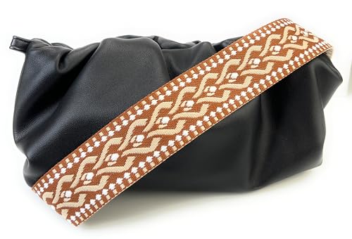 VersaKits Purse Strap Replacement Crossbody 2'' Wide Adjustable Shoulder Strap Guitar Style Ethnic Jacquard Weave