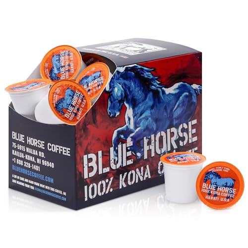Farm-fresh: 100% Kona Coffee - Medium Roast - Compatible with K-Cup 10-20 Single Serve Pods