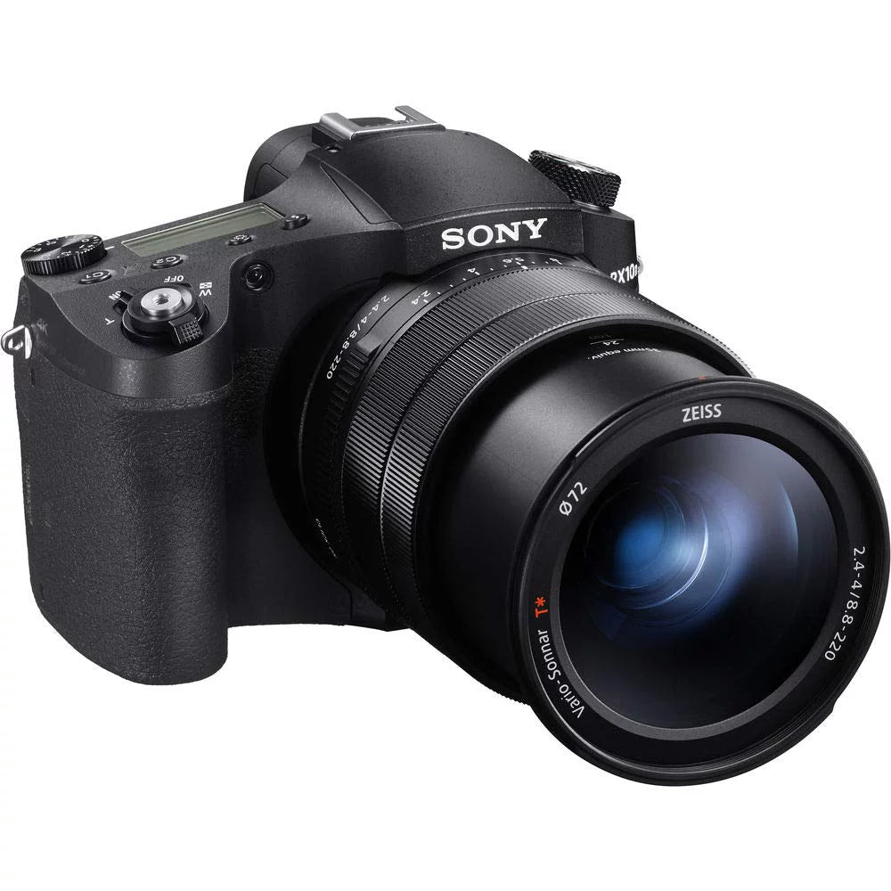 Sony Cyber-Shot DSC-RX10 IV Camera DSCRX10M4/B with Soft Bag, Tripod, Additional Battery, 64GB Memory Card, Card Reader,
