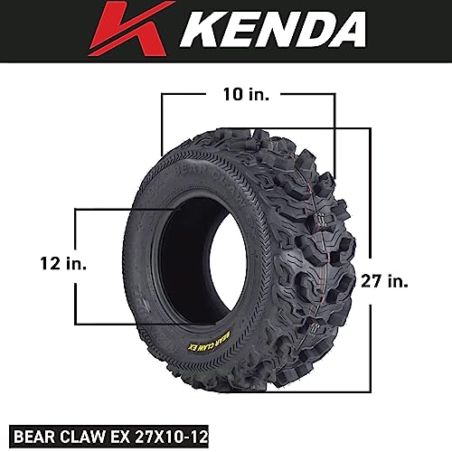 Kenda Bear Claw EX 25x11-10 Rear ATV 6 PLY Tire Bearclaw 25x11x10 Single Tire