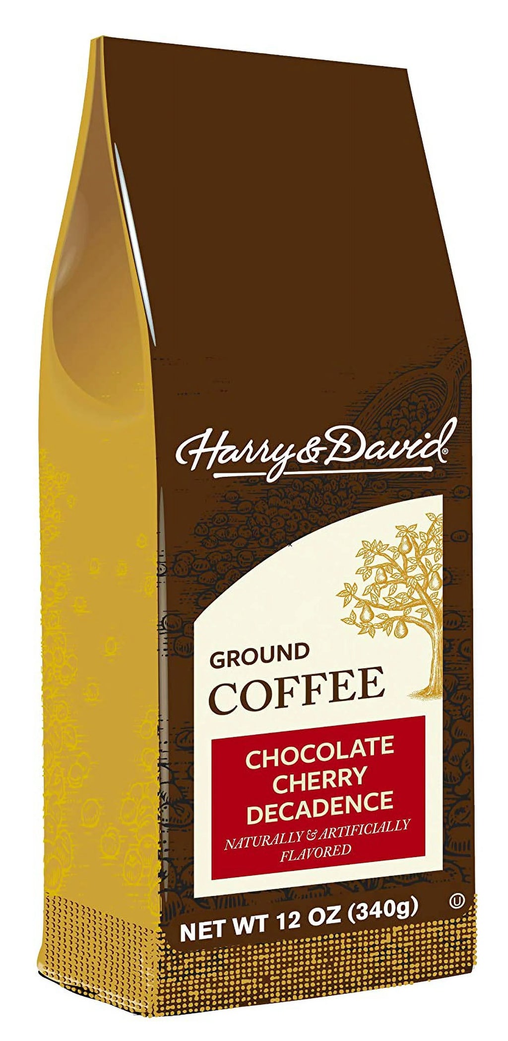 Chocolate Lovers Coffee Bundle with Brickhouse Coffee, Harry & David, M&M's and Moose Munch, Flavored Ground Coffee, 4 bags