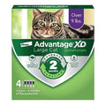 Advantage XD Large Cat Flea Prevention & Treatment For Cats over 9lbs. | 4-Topical Doses, 2-Months of Protection Per Dose