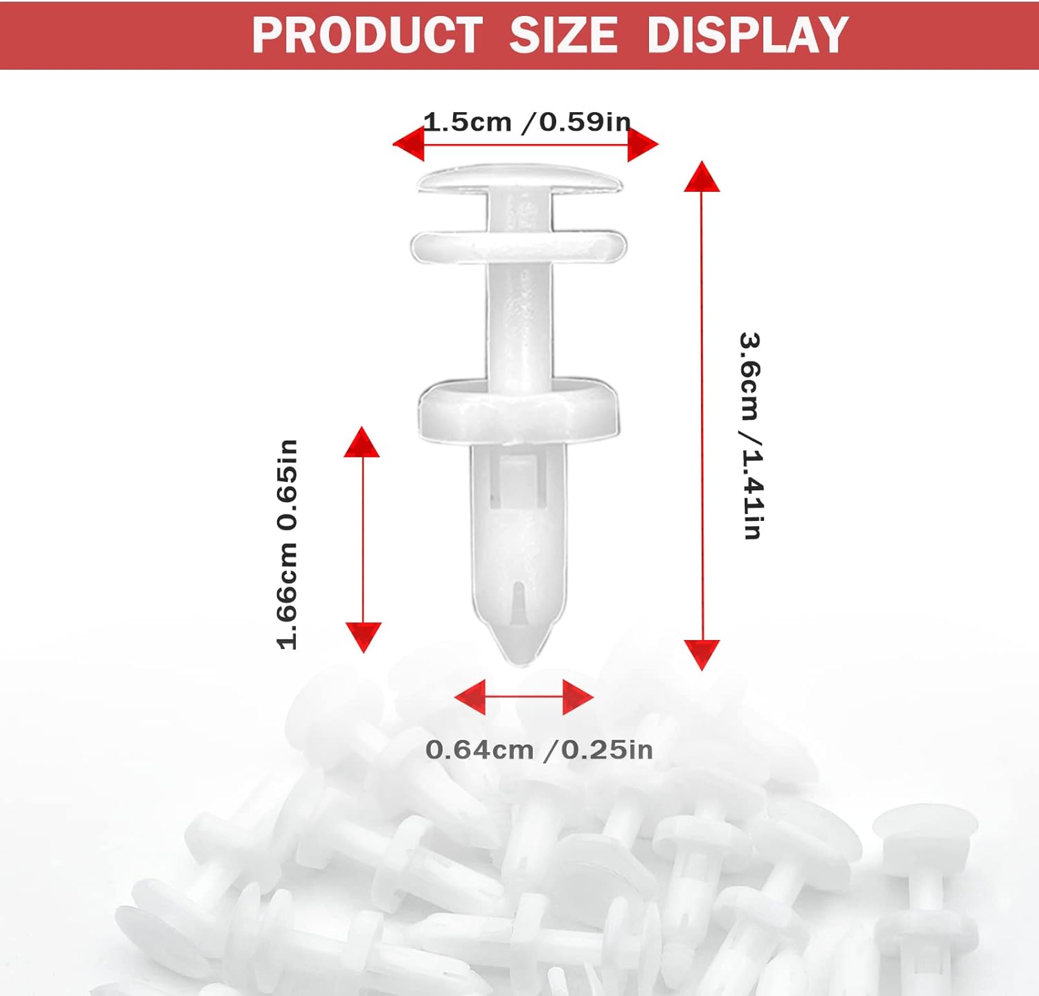 20Pcs Car Door Panel Retainer Clips Compatible with GM Chevy GMC 15960325