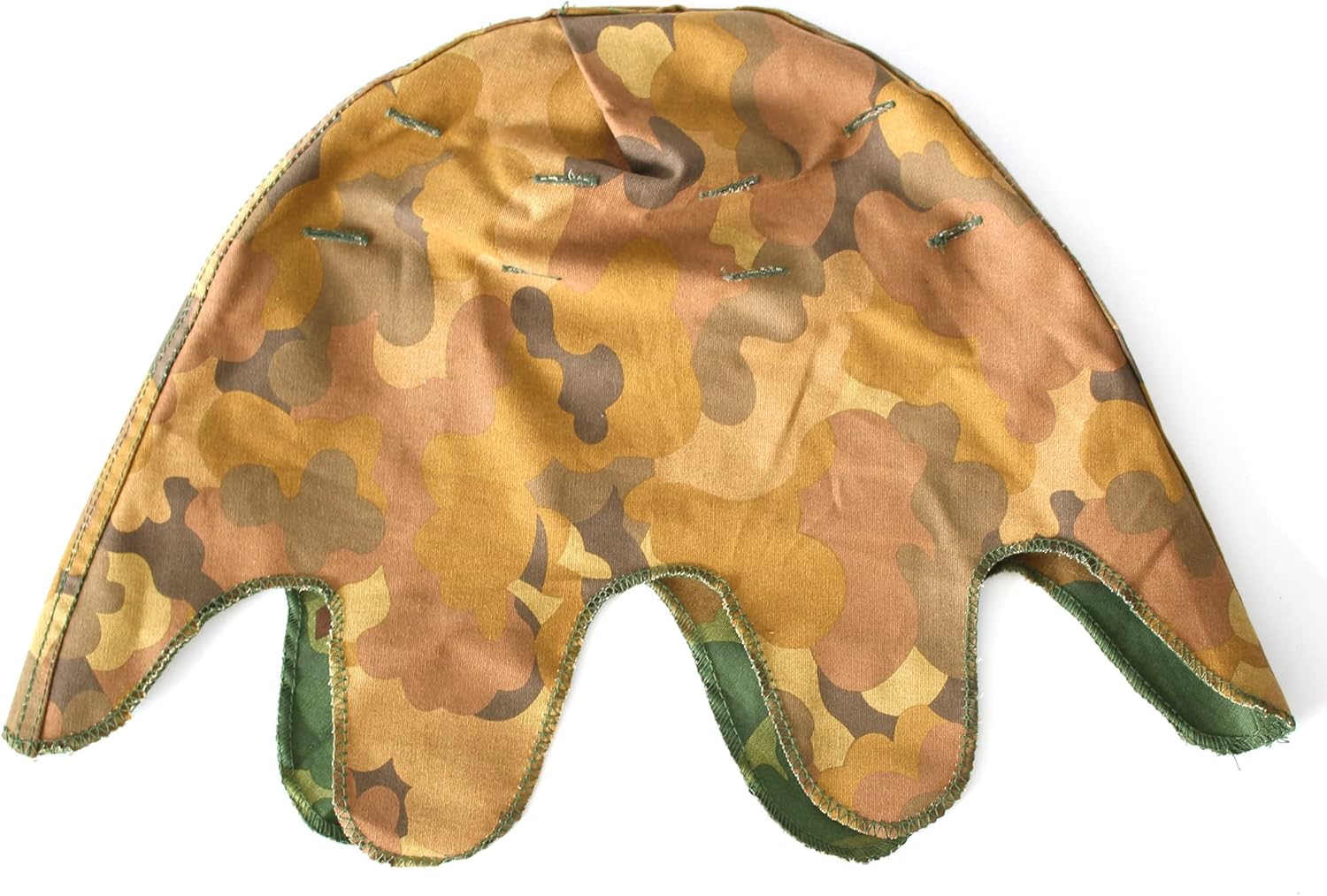 WW2 US M1 Mitchell Helmet Cover with Eye Strap Belt