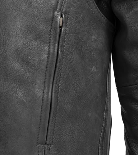 First Mfg Co - Raider - Men's Motorcycle Biker Riding Leather Jacket