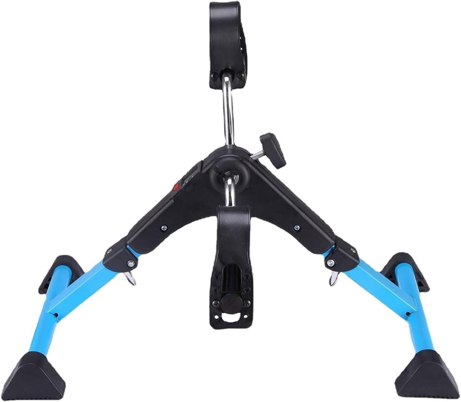 Electric Pedal Portable Mini Exercise Bike Stepper Under Desk Bike Pedal Exerciser, Indoor Elderly Rehabilitation Exercise Machine,Mini Exercise Bike for Leg and Arm with LCD Display