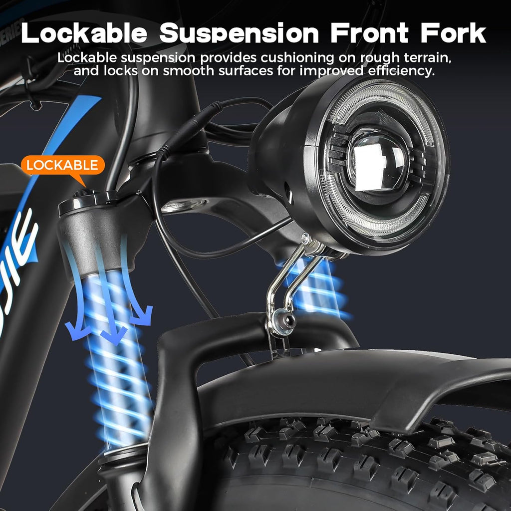 Electric Bike for Adults,Ebike with 1000W+1000W Dual Motor,E Bike with 48V 20AH Battery, 30MPH Commuting Electric Bike, High Brushless Gear Motor,Electric Bicycle for Adults 21 Speed
