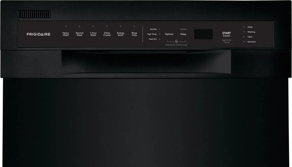 Frigidaire FFBD1831UB 18 Inch Built In Dishwasher in Black