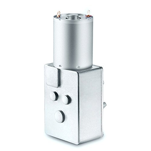 Greartisan DC Turbo Worm Geared Motor High Torque Turbine Worm Gear Box Reduction Motor 6mm Shaft