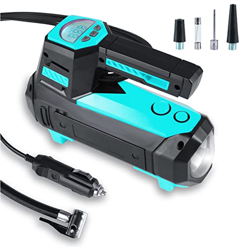LivTee Tire Inflator Portable Air Compressor for Car Tires - Car Accessories