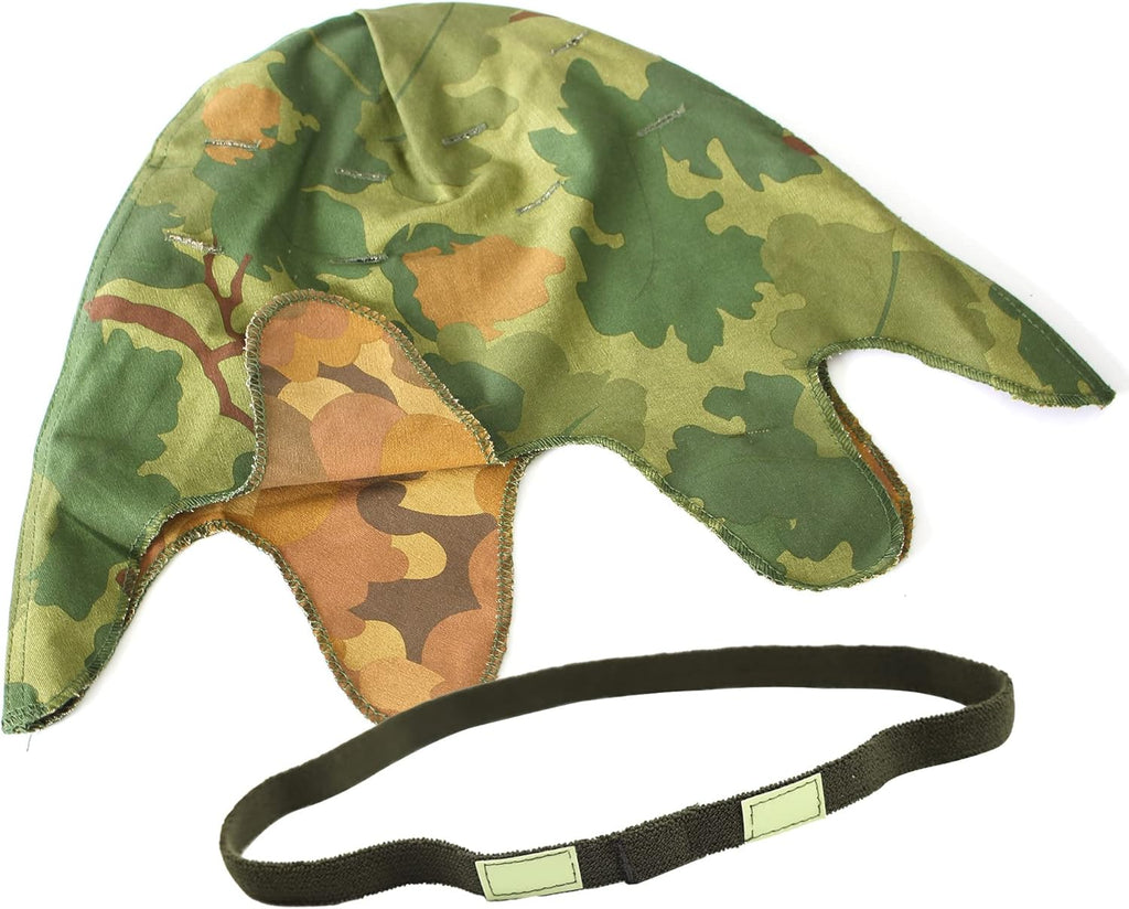 WW2 US M1 Mitchell Helmet Cover with Eye Strap Belt