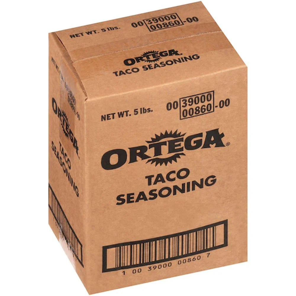 Ortega Taco Meat Seasoning Mix, 7700860, Kosher, 5 lb, 1/Case (9118)