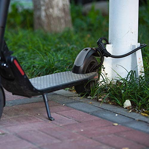 Segway Ninebot Password Cable Lock for Bikes and Scooters, Black