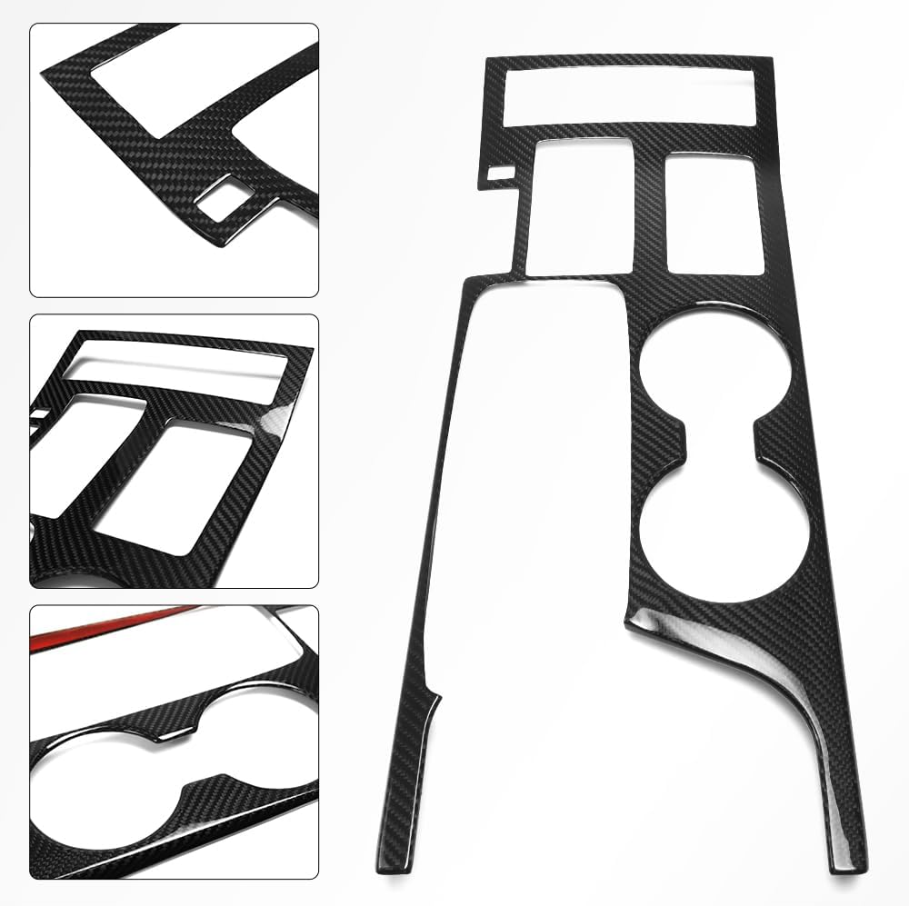 Jogon Real Carbon Fiber Center Console Gear Shift Trim Panel Cover for Lexus is IS300 IS350 IS500 F Sport 2021 2022 2023 2024