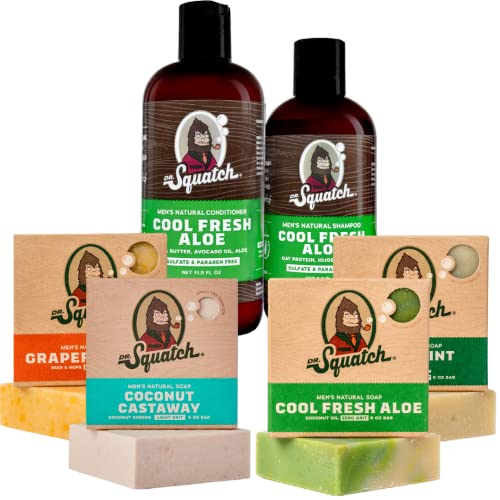 Dr. Squatch Men's Bar Soap Expanded Pack