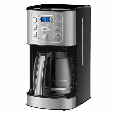 Restored Cuisinart Grind and Brew 12-Cup Coffeemaker, Black/Stainless (Refurbished)