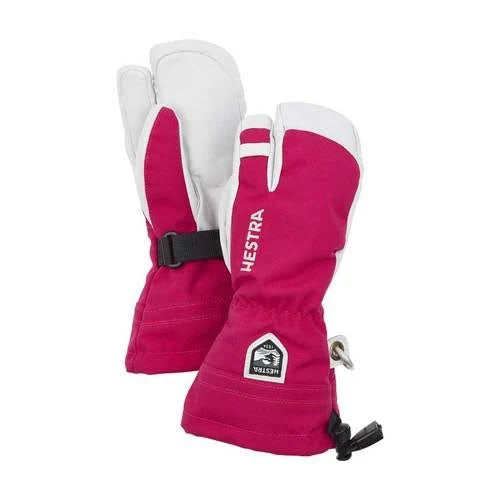 Hestra Army Leather Heli Ski Jr. 3 Finger