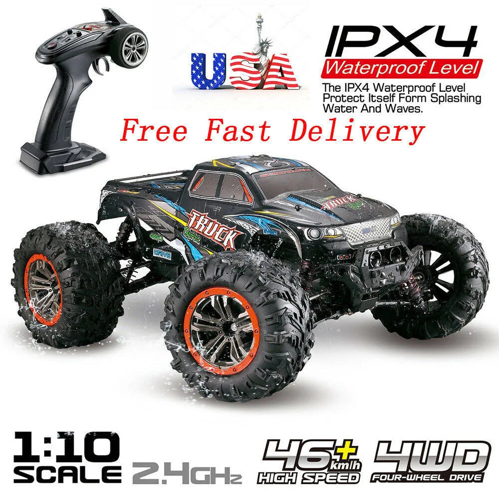 Hosim RC Monster Truck Car 1:10 Scale 4WD 2.4Ghz Off-Road Remote Control Car