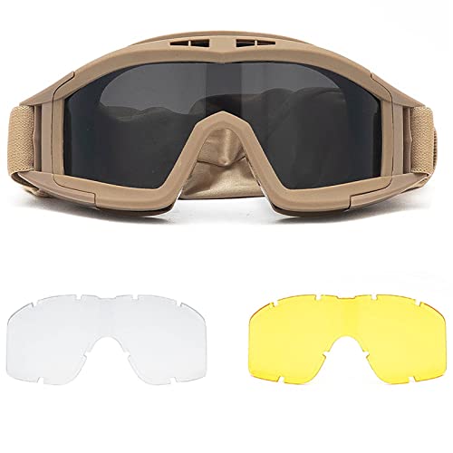 SOONHUA Airsoft Goggle Airsoft Goggles Airsoft Goggles Tactical Safety Goggles for Hunting Cycling