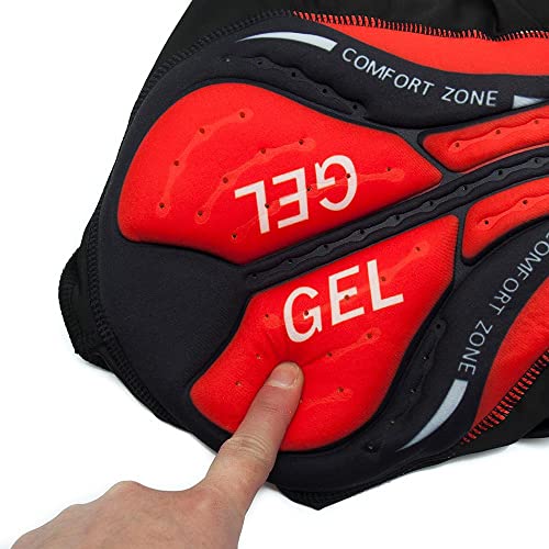 Women's Cycling Jersey Set Bike Shirt Long Sleeve Cycling Clothing Bicycle Bib Pants with 20D Gel Padded