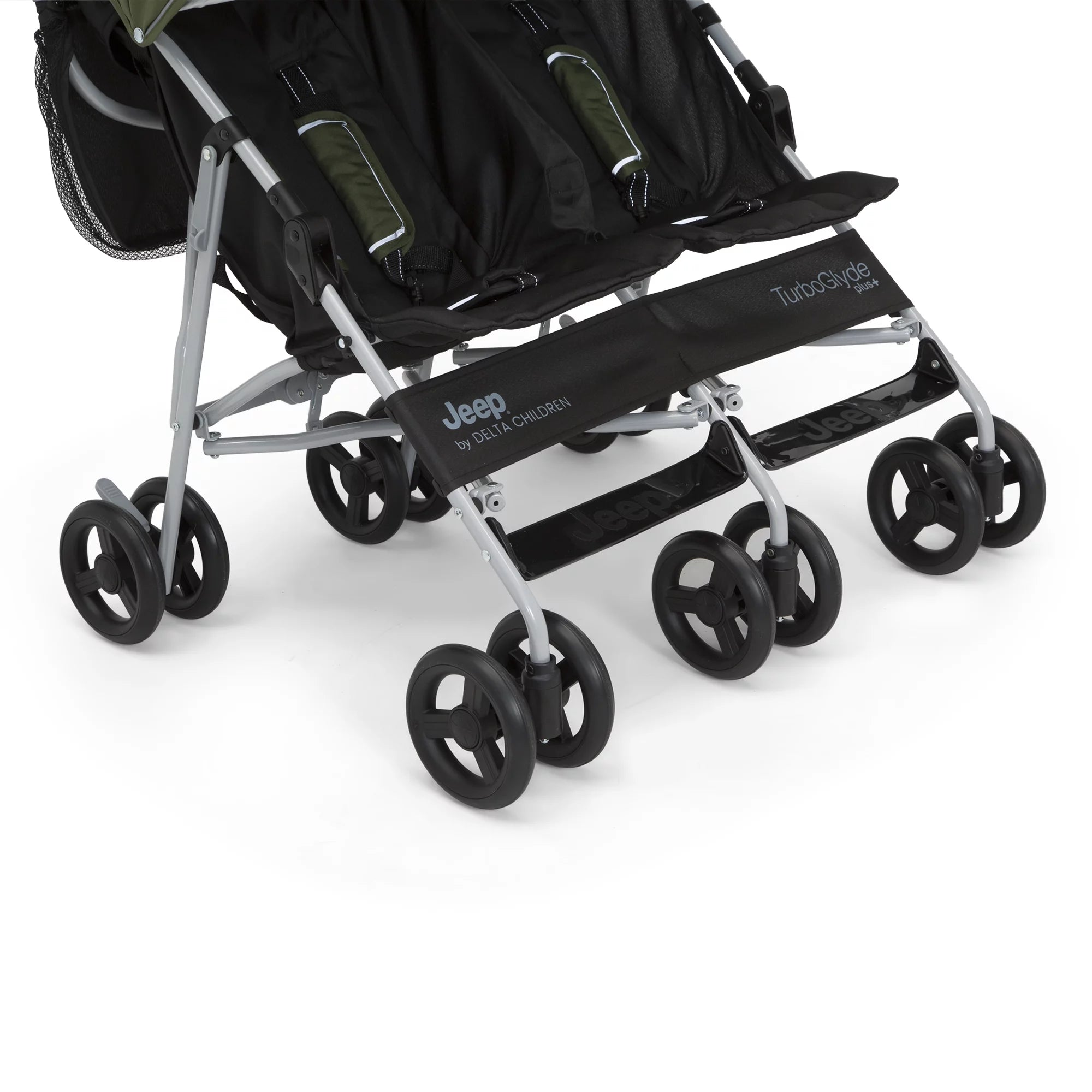 Jeep TurboGlyde Plus Side by Side Double by Delta Children, Olive Green
