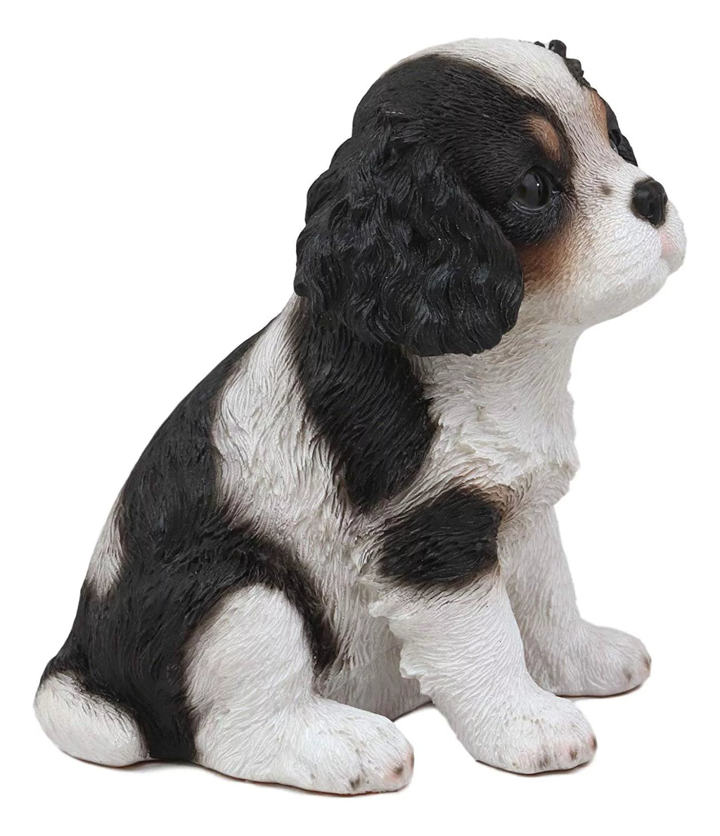 Ebros Adorable Cavalier King Charles Spaniel Dog Breed Statue 5.75" L Pet Pal