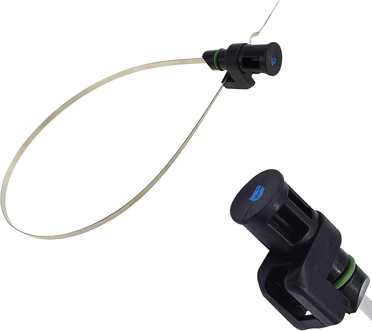 1 PC Car Transmission Dipstick, 23.8" x 1.18" Immersion Measuring Engine Oil Level Dipstick Indicator, Replacement OEM No. 31086-JA00A Accessory, Maintenance Accessory for Most Cars (Black)