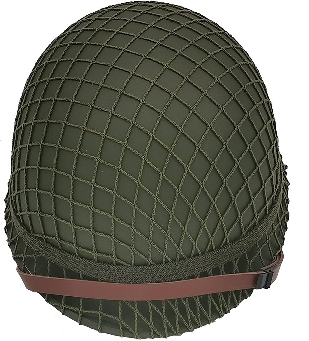 WWII US Army Helmet Replica, WW2 Helmet, M1 Helmet, WW2 Army Helmet, WW2 Helmet US Army with Mesh and DIY Painting