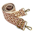 VersaKits Purse Strap Replacement Crossbody 2'' Wide Adjustable Shoulder Strap Guitar Style Ethnic Jacquard Weave