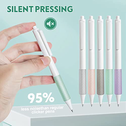 ZRE Gel Pens Fine Point Smooth Writing Pens for Women, 15 Pcs Cute Pens for Journaling, Aesthetic Pens, 0.5 mm Fine Point Pen, Black Ink Pens, Kawaii Ballpoint Pens no Bleed Through