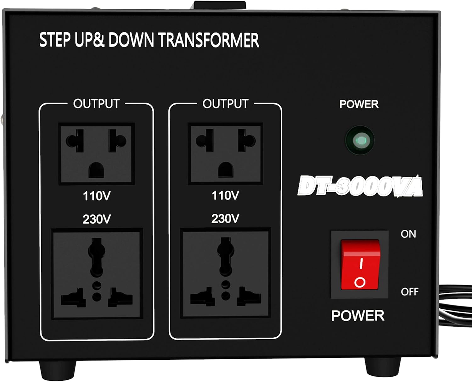 Anbull Voltage Converter 3000 Watt Voltage Transformer, 220V / 230V / 240 Volt to 110V / 120 Volt or 110V / 120 Volt to 220V / 230V / 240 Volt, Heavy Duty Step Up & Down Transformer Converter