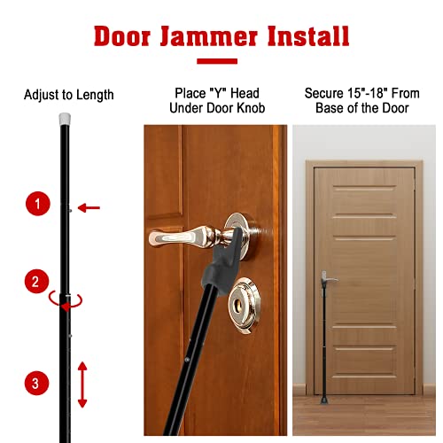 SECURITYMAN Adjustable Door Security Bar