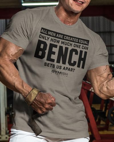 Gymish Lifestyle Workout Mens Shirt, Bench Sets US Apart Lifting Gift T-Shirt