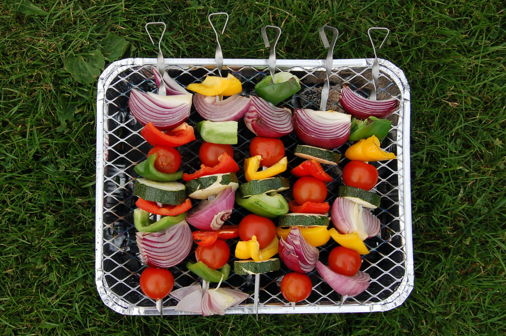 Disposable Grill BBQ 3 Pack: Aluminum Portable Disposable Charcoal Grills, Great for Grilling On The Go,  8.5 X 10.75 inch each