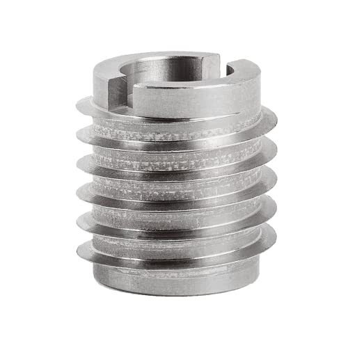 E-Z LOK Knife Threaded Insert for Hard-Wood, Stainless Steel Thread Inserts M5-0.8 Pack of 10