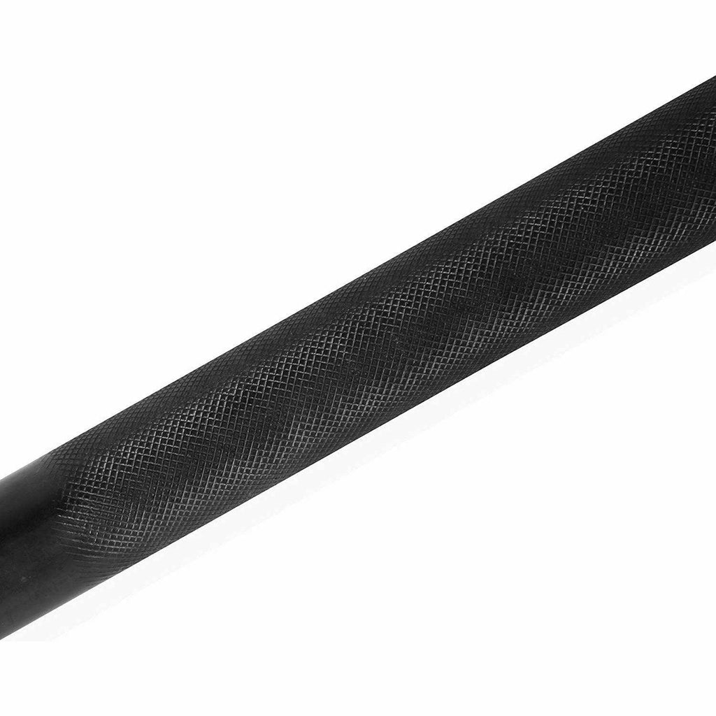 Cap Barbell 2-Inch Olympic 5 ft Weight Bar, Black