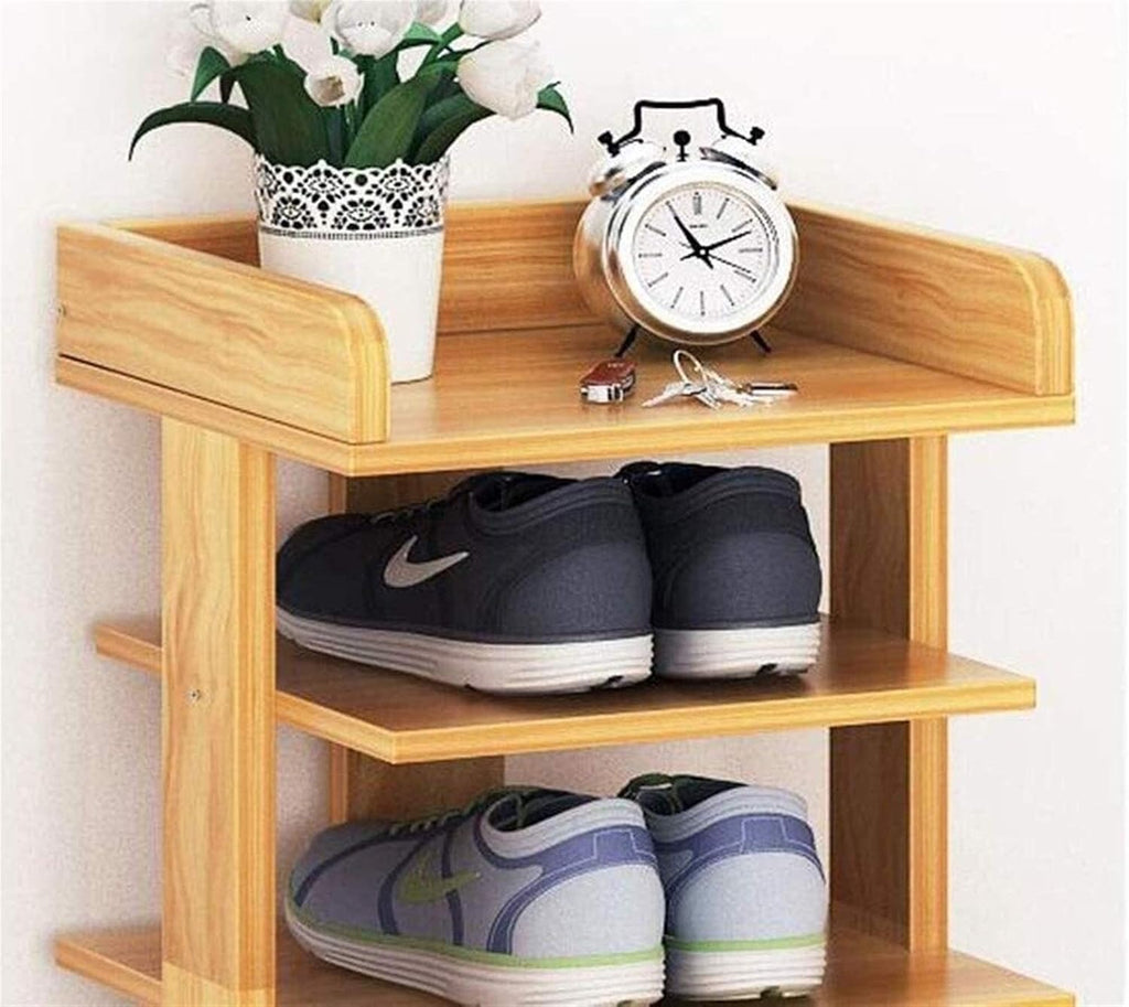 Home Shoe Cabinet Shoe Rack Tall Shoe Rack Narrow Adjustable Shelf Organiser Holder Balcony Corner Door Strong and Durable Stand Multi-Function Rack with Drawer Space Saving Shoe R