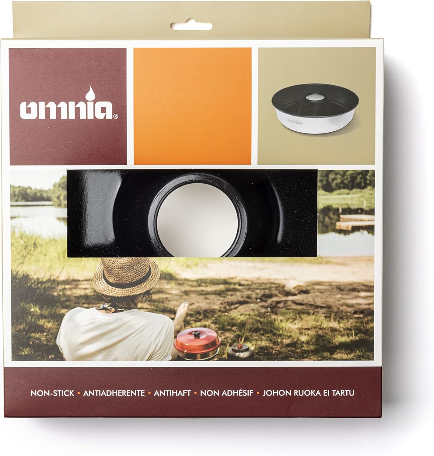 Omnia Non-Stick Pan - Ceramic Coated Pan for the Stovetop Oven