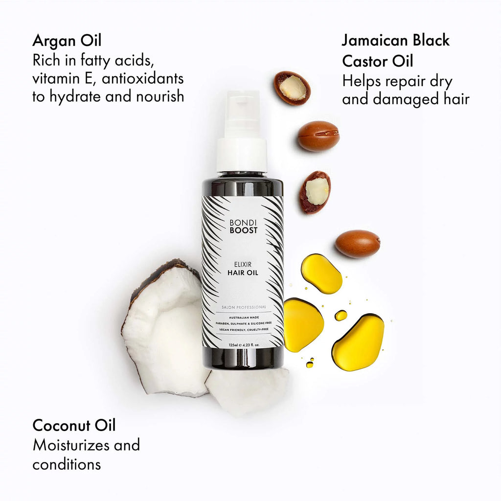 BondiBoost Elixir Hair Oil Treatment with Castor Oil 4.23 oz / 125 mL
