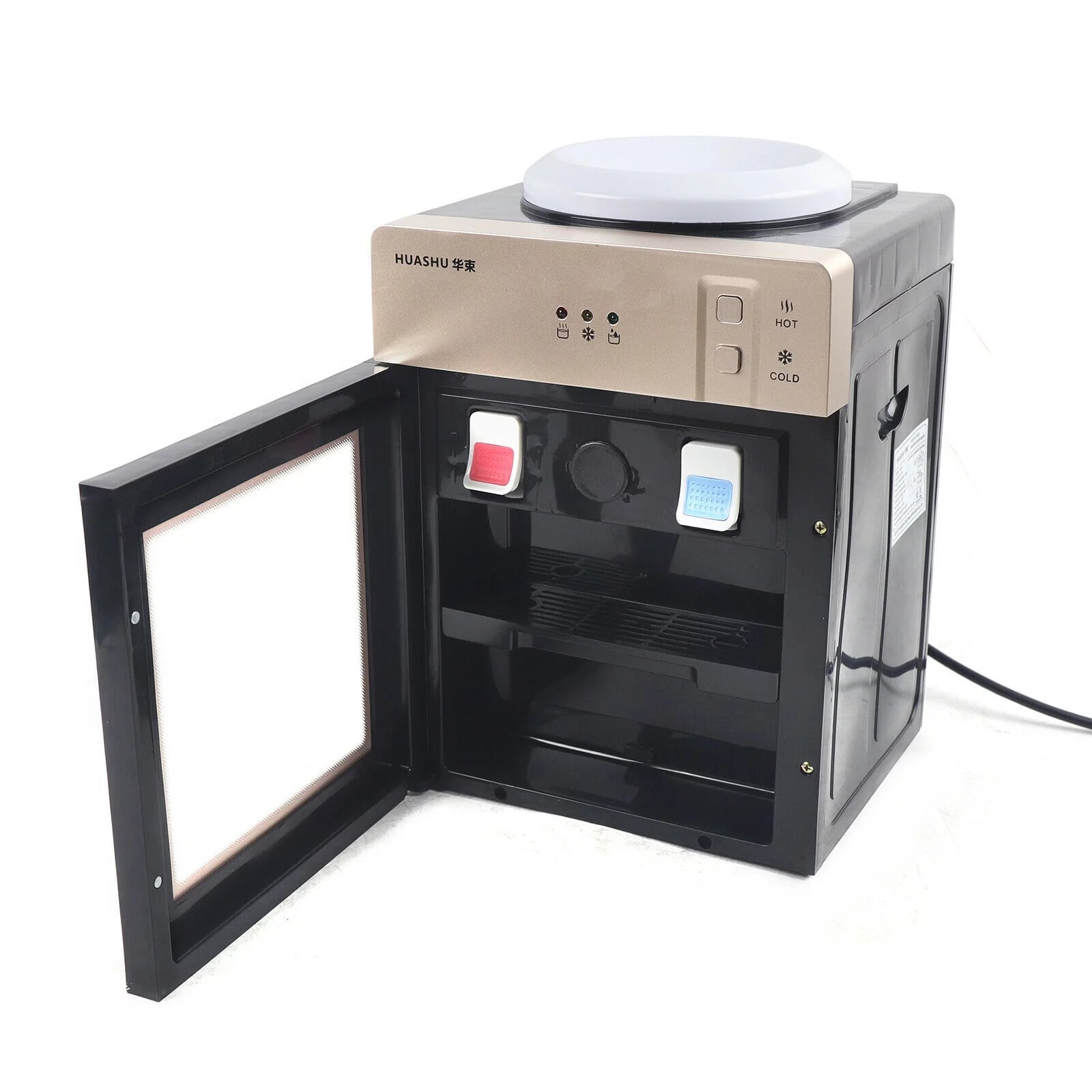 5 Gallon Top Loading Countertop Water Cooler Dispenser Cold Hot Water Dispenser